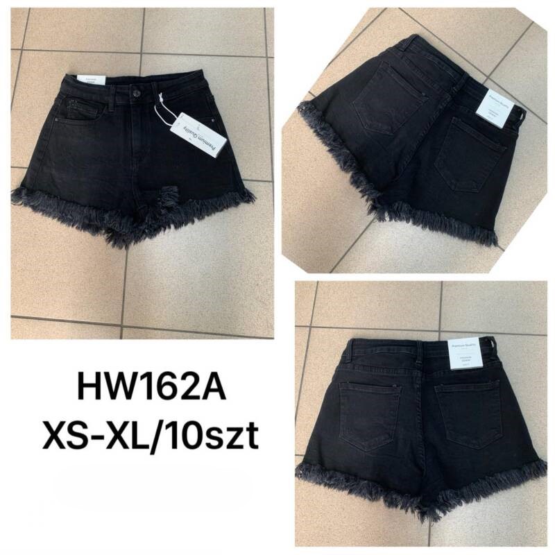 Szorty damskie jeansy Roz XS-XL, 1 Kolor Paczka 10 szt